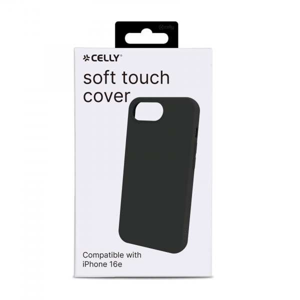 Celly iPhone 16e/17e Cover CROMO Sort
