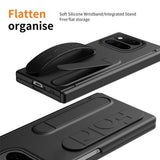 Google Pixel 11 Pro Fold Cover med Stativ & Håndgreb Sort