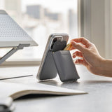 Ringke Kortholder Stand Pocket Magnetic MagSafe Light Gray