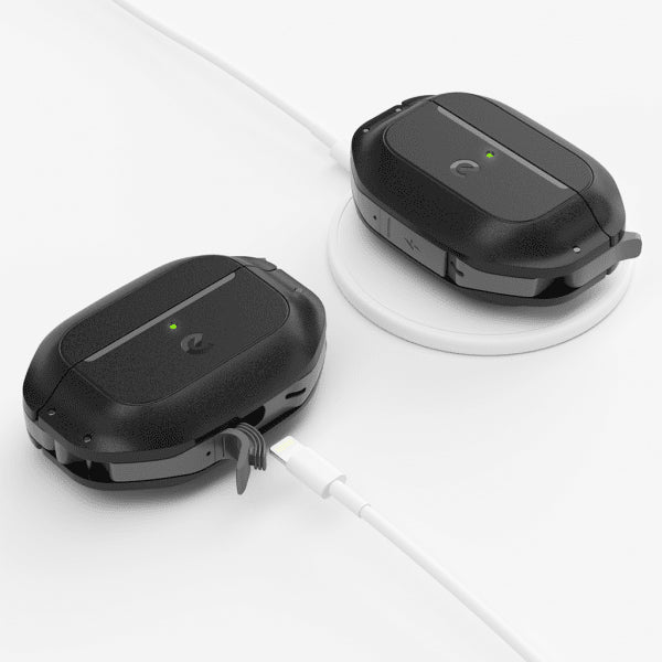 KeyBudz AirPods Pro 2 Cover Element Series Carbon Black