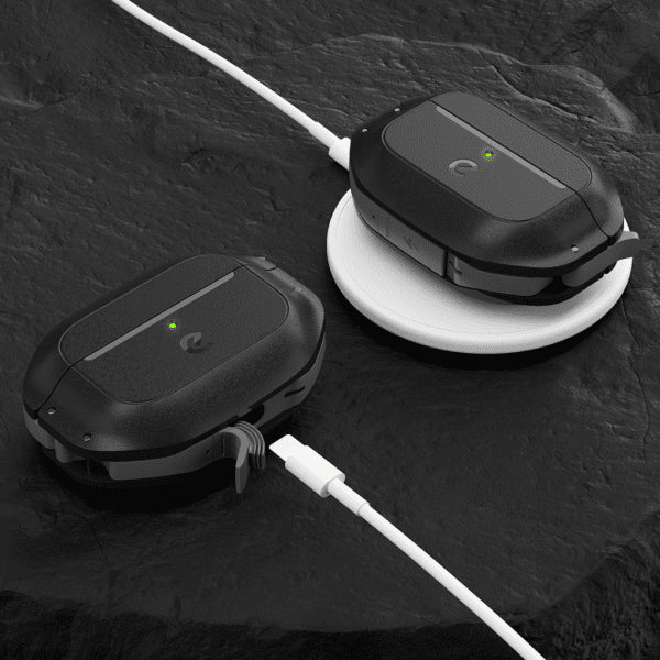 KeyBudz AirPods Pro 2 Cover Element Series Carbon Black