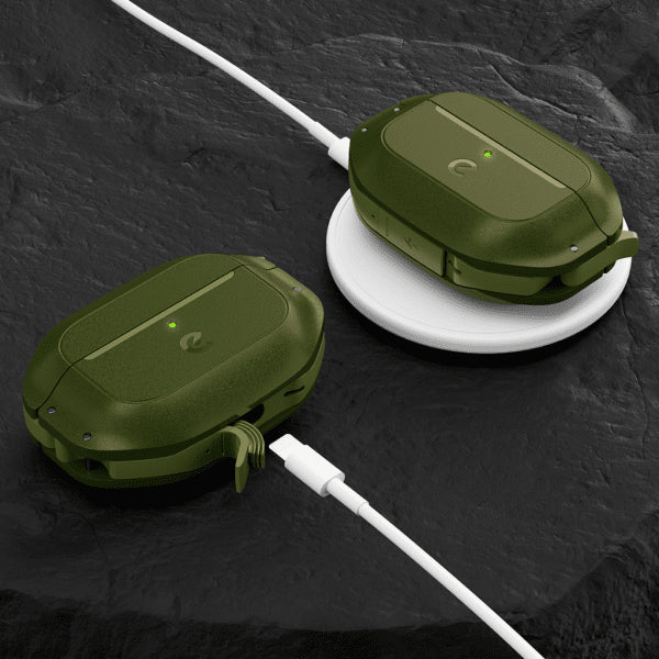KeyBudz AirPods Pro 2 Cover Element Series Forest Green