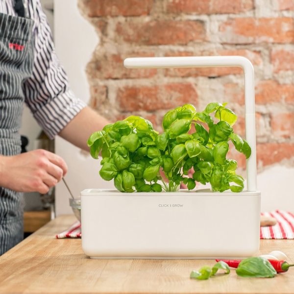 Click and Grow Smart Garden 3 Startpakke - Hvid