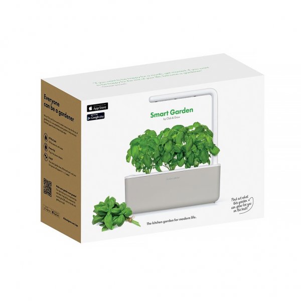 Click and Grow Smart Garden 3 Startpakke - Hvid