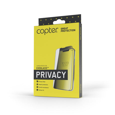 Copter iPhone 18 Pro Max Skærmbeskytter Exoglass Flat Privacy