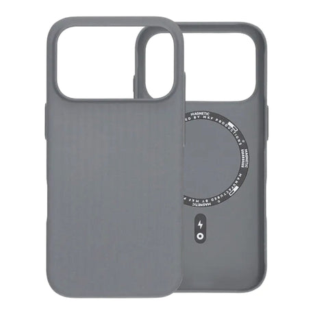 iPhone 17 Pro Cover Korrugeret MagSafe Grå
