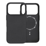 iPhone 17 Pro Max Cover Korrugeret MagSafe Sort