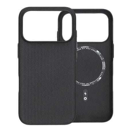 iPhone 17 Pro Max Cover Korrugeret MagSafe Sort