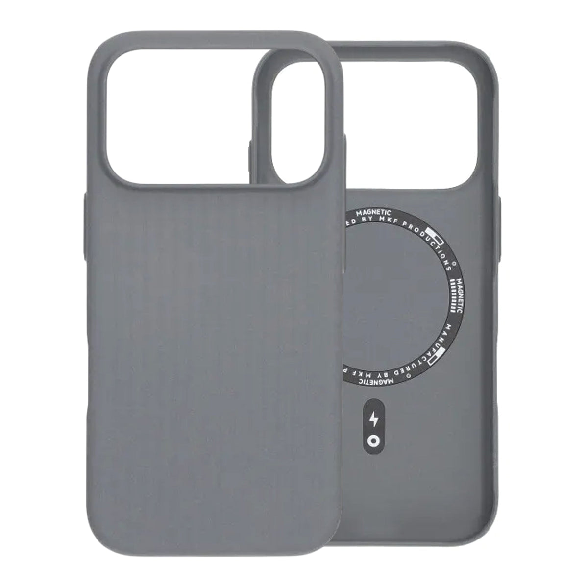 iPhone 17 Pro Max Cover Korrugeret MagSafe Grå