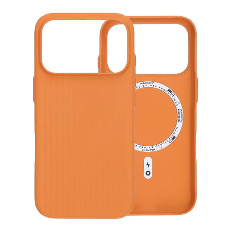 iPhone 17 Pro Max Cover Korrugeret MagSafe Orange