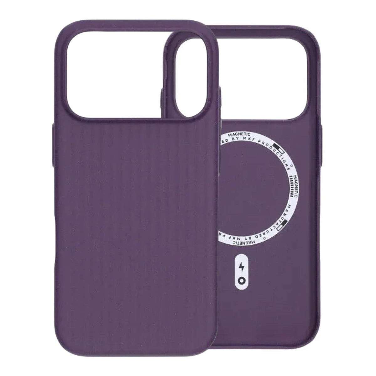 iPhone 17 Pro Max Cover Korrugeret MagSafe Lilla