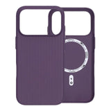 iPhone 17 Pro Max Cover Korrugeret MagSafe Lilla
