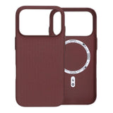 iPhone 17 Pro Max Cover Korrugeret MagSafe Rød