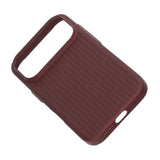 iPhone 17 Pro Cover Korrugeret MagSafe Rød