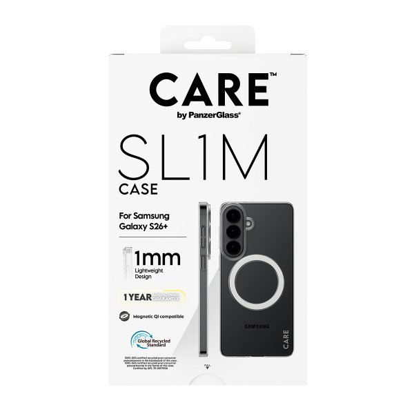 CARE by PanzerGlass Samsung Galaxy S26 Plus Cover SL1M Transparent