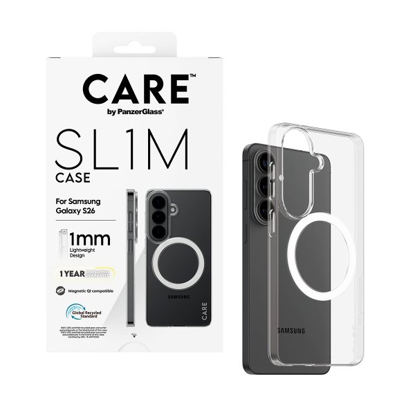 CARE by PanzerGlass Samsung Galaxy S26 Cover SL1M Transparent