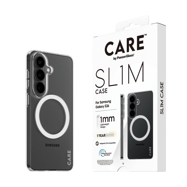 CARE by PanzerGlass Samsung Galaxy S26 Cover SL1M Transparent