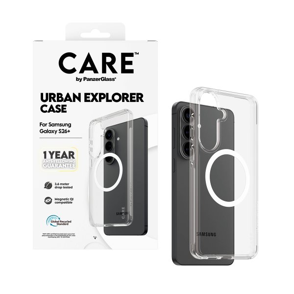 CARE by PanzerGlass Samsung Galaxy S26 Plus Cover Urban Explorer MagSafe Transparent