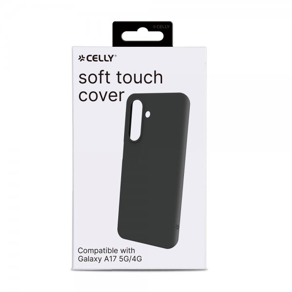 Celly Samsung Galaxy A17 Cover CROMO Sort