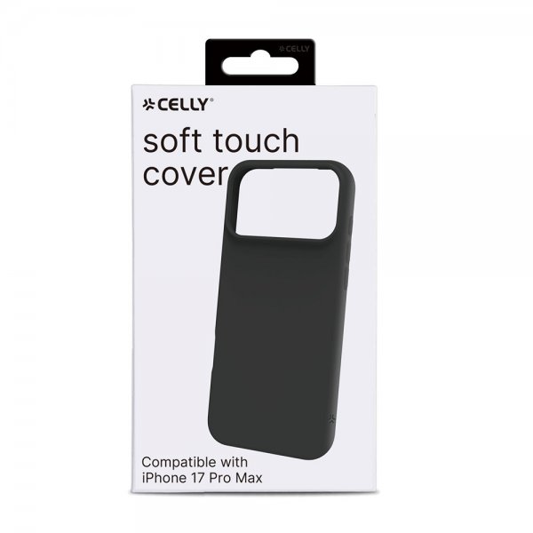 Celly iPhone 17 Pro Max Cover CROMO Sort