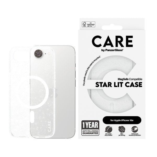 CARE by PanzerGlass iPhone 16e/17e Cover Urban Combat MagSafe Star Lit