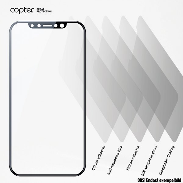 Copter iPhone Xs Max/11 Pro Max Skærmbeskytter Exoglass Curved