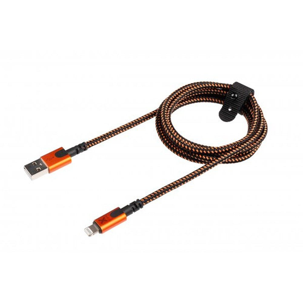 Xtorm Xtreme USB-A til Lightning Kabel 1.5m Sort Orange