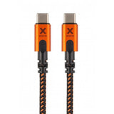 Xtorm Xtreme USB-C til USB-C PD Kabel 1.5m Sort Orange
