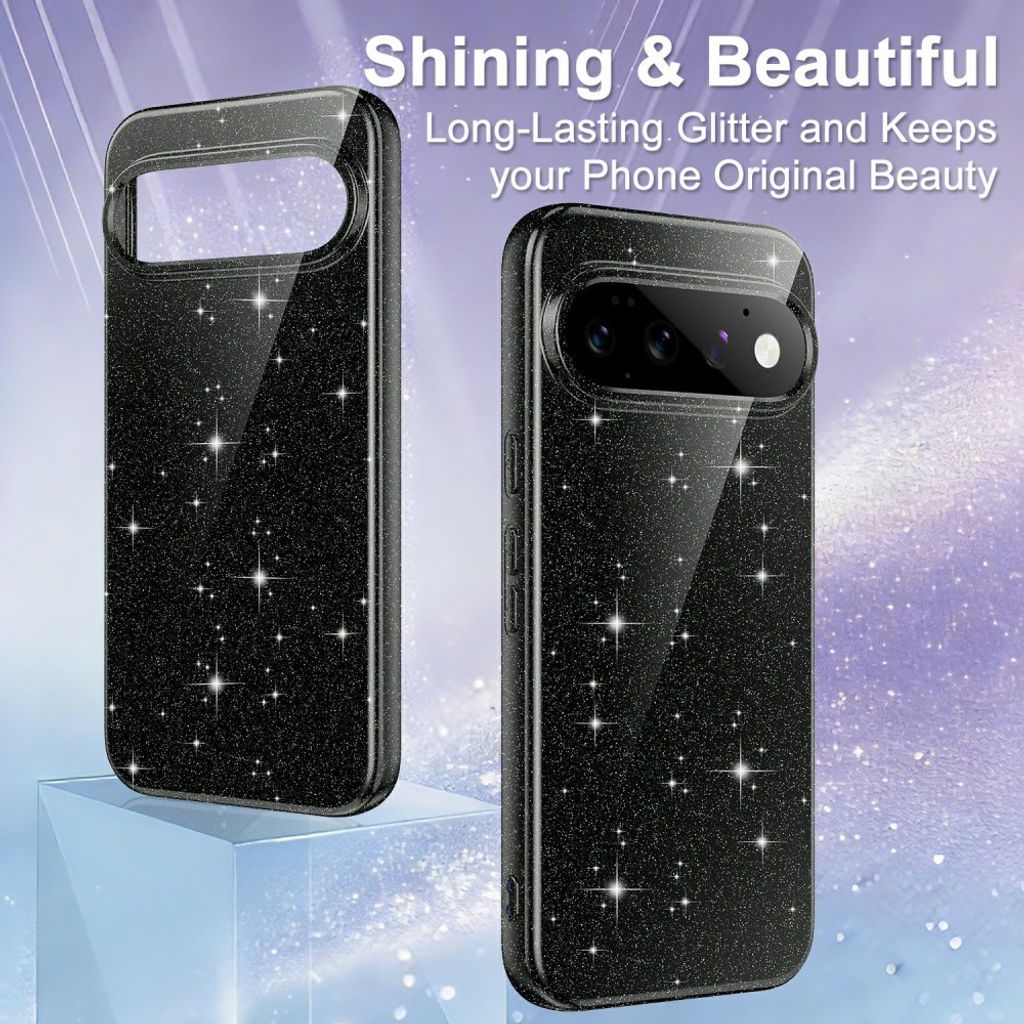 Google Pixel 11 Pro Cover Glitter MagSafe Sort