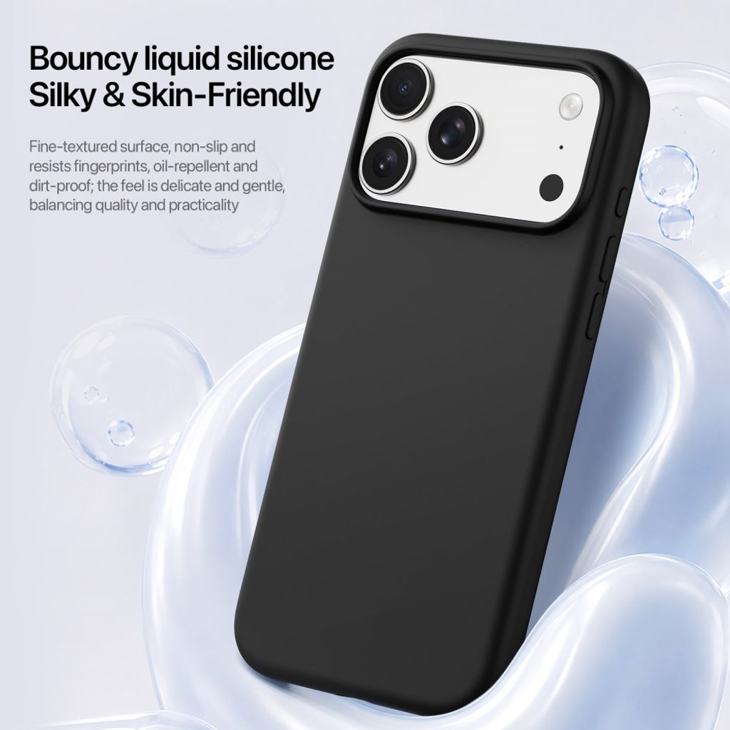 Dux Ducis iPhone 17 Pro/iPhone 18 Pro Cover Piel Series MagSafe Sort