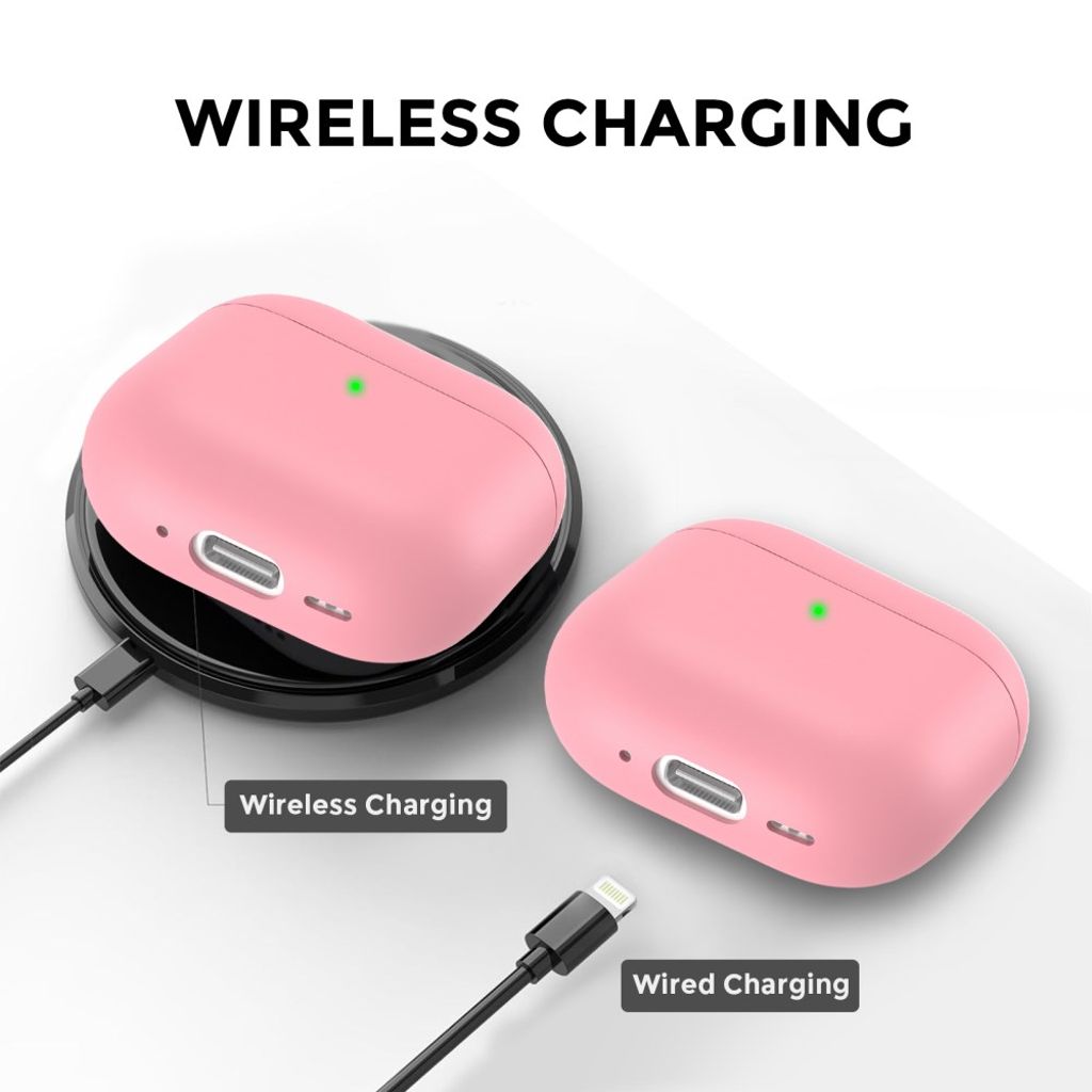 Ahastyle AirPods 4/5 Cover Silikone Lyserød