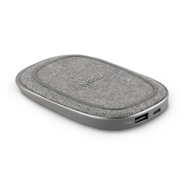 Moshi Powerbank Porto Q 5K bærbar oplader med indbygget trådløs oplader