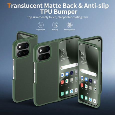 Google Pixel 11 Pro Fold Cover Frosted Grøn