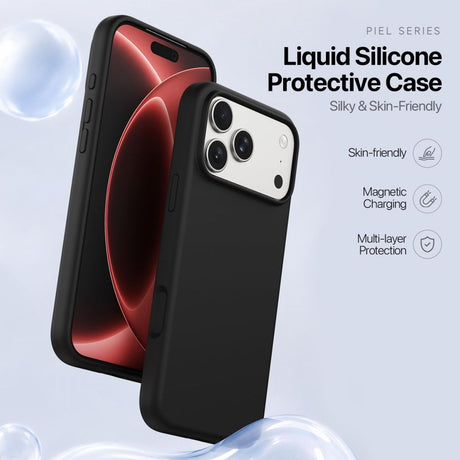 Dux Ducis iPhone 17 Pro/iPhone 18 Pro Cover Piel Series MagSafe Sort