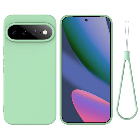 Google Pixel 11 Pro XL Cover med Strap Silikone Grøn