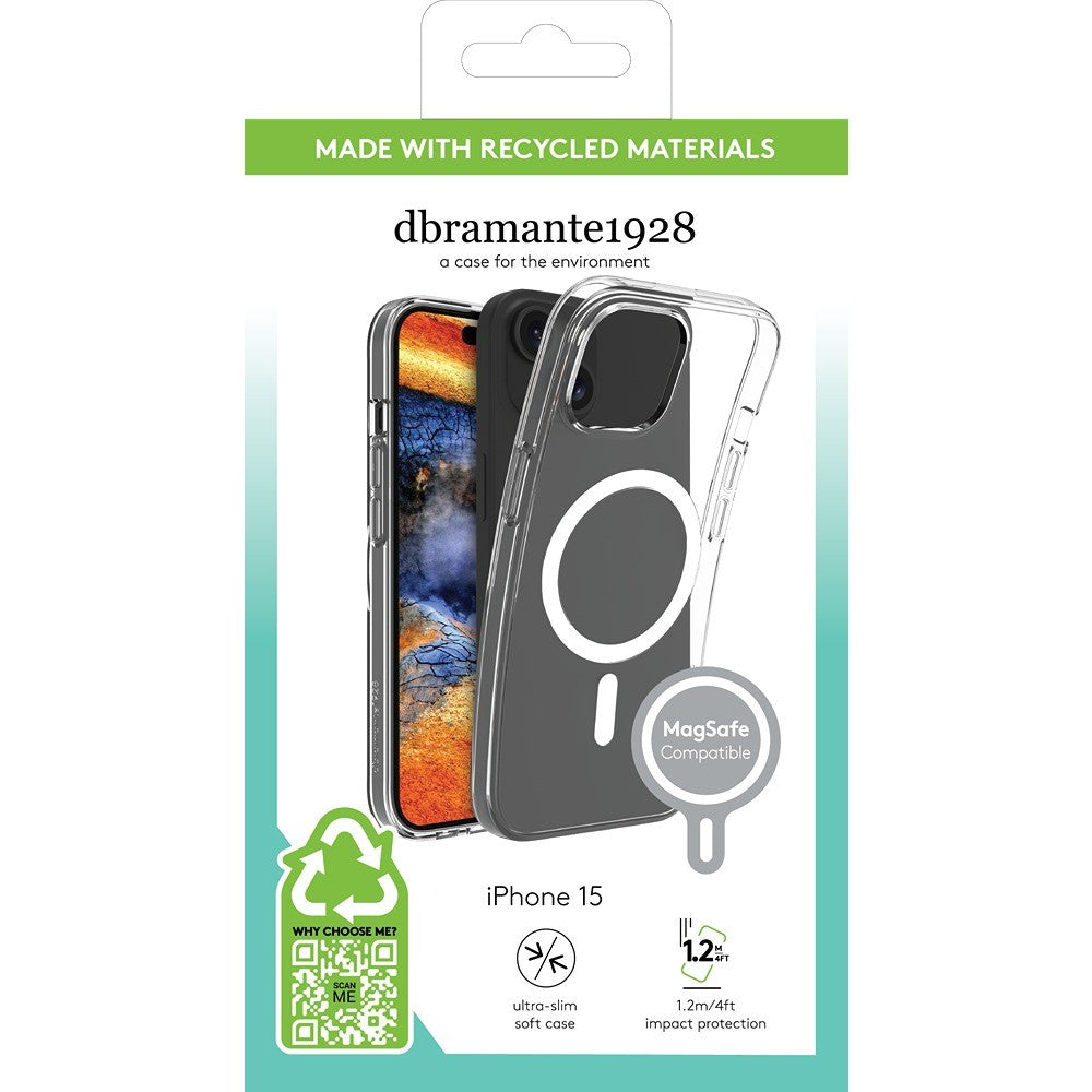 dbramante1928 iPhone 13/14/15/16e/17e Cover Greenland Pro MagSafe Klar