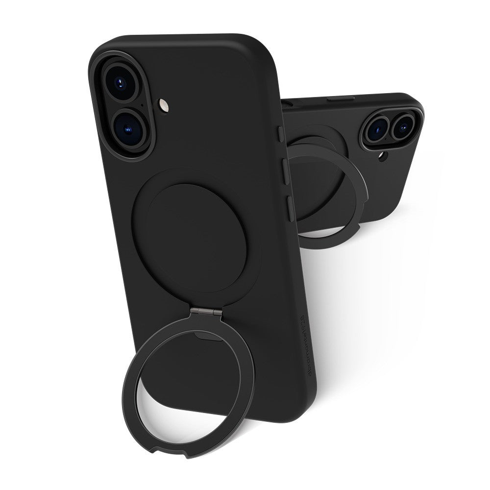 dbramante1928 iPhone 16 Cover Roskilde MagSafe Kick ICON Midnight