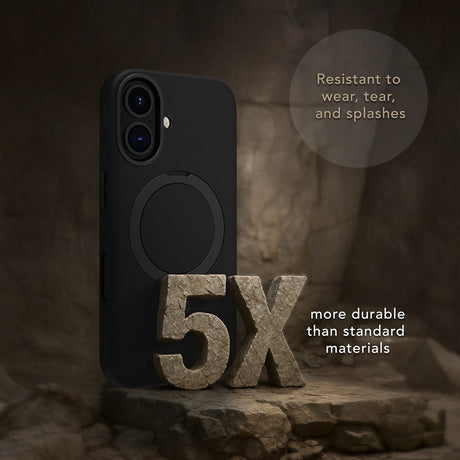 dbramante1928 iPhone 16 Cover Roskilde MagSafe Kick ICON Midnight