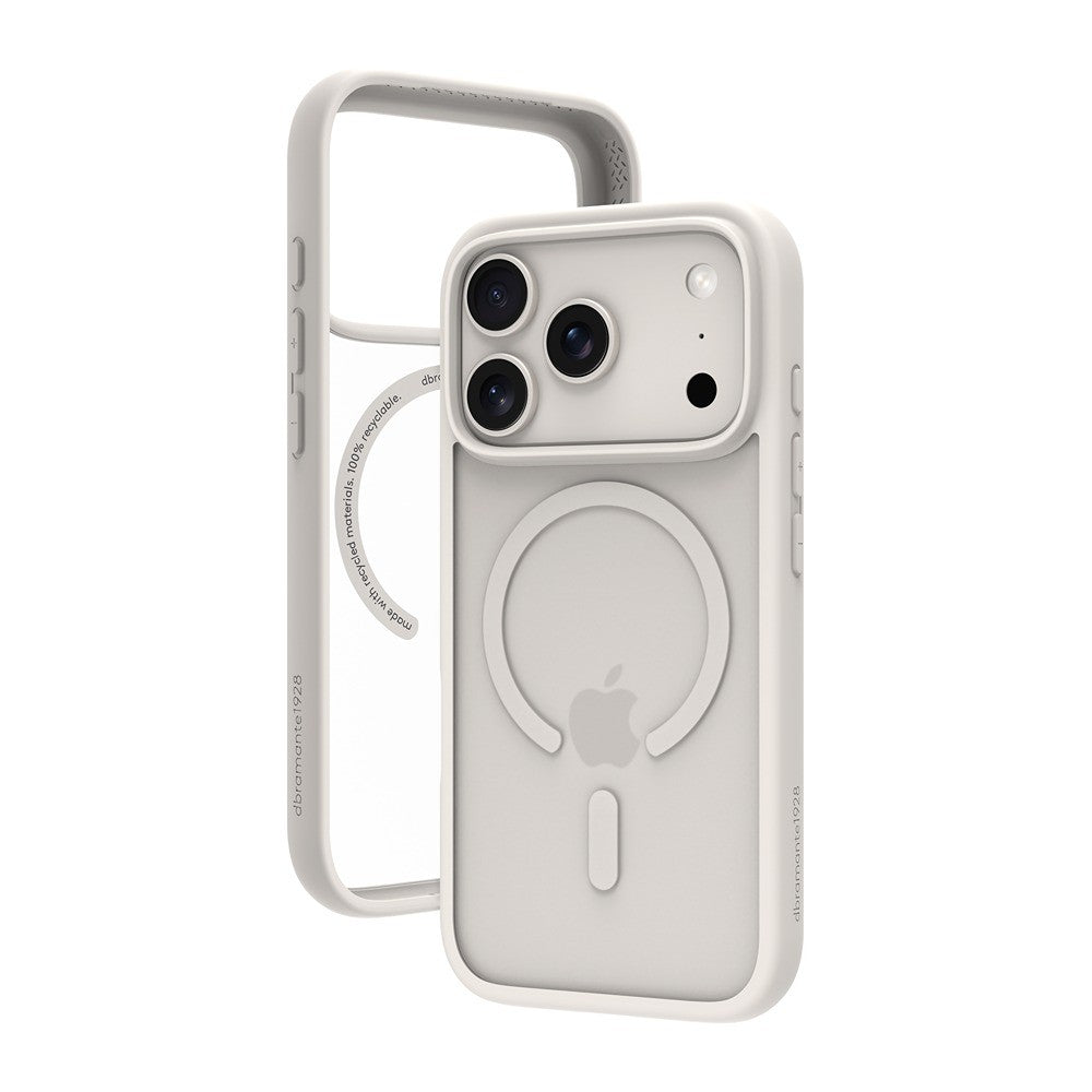 dbramante1928 iPhone 17 Pro/iPhone 18 Pro Cover Grenen MagSafe Hvid