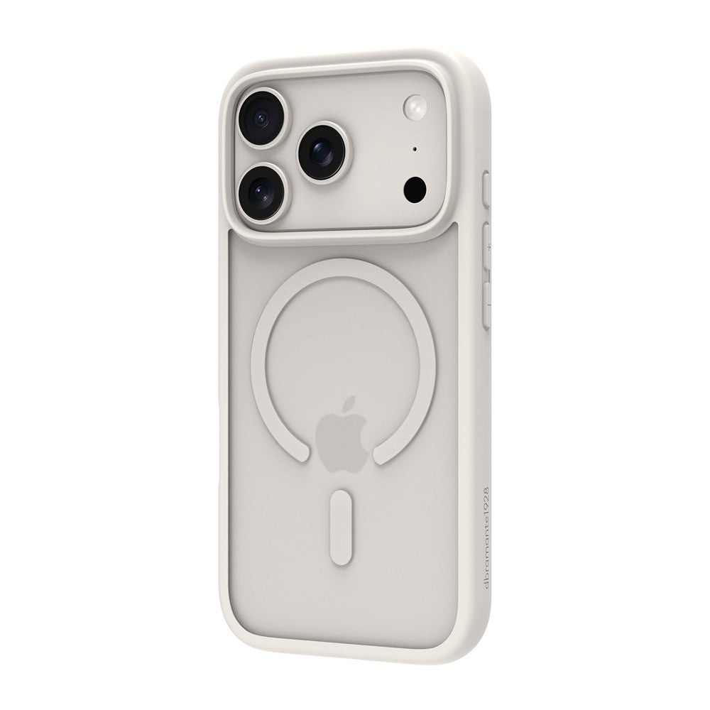 dbramante1928 iPhone 17 Pro/iPhone 18 Pro Cover Grenen MagSafe Hvid