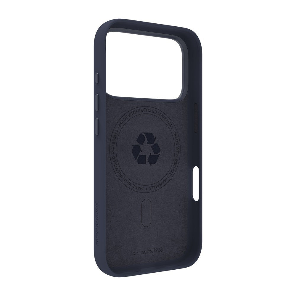 dbramante1928 iPhone 17 Pro/iPhone 18 Pro Cover Roskilde MagSafe Kick ICON Deep Water