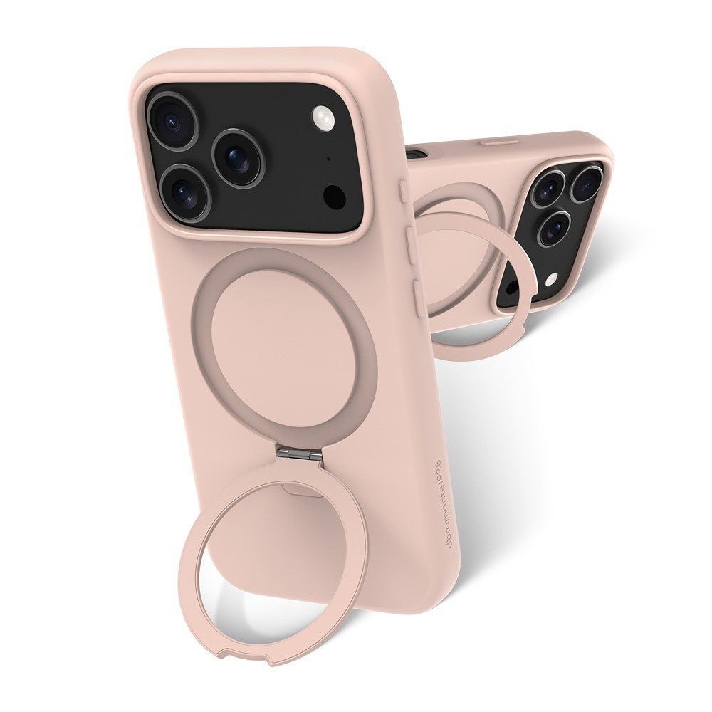 dbramante1928 iPhone 17 Pro/iPhone 18 Pro Cover Roskilde MagSafe Kick ICON Pink Sand