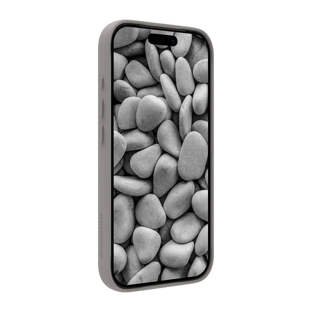 dbramante1928 iPhone 17 Pro/iPhone 18 Pro Cover Roskilde MagSafe Kick ICON River Stone
