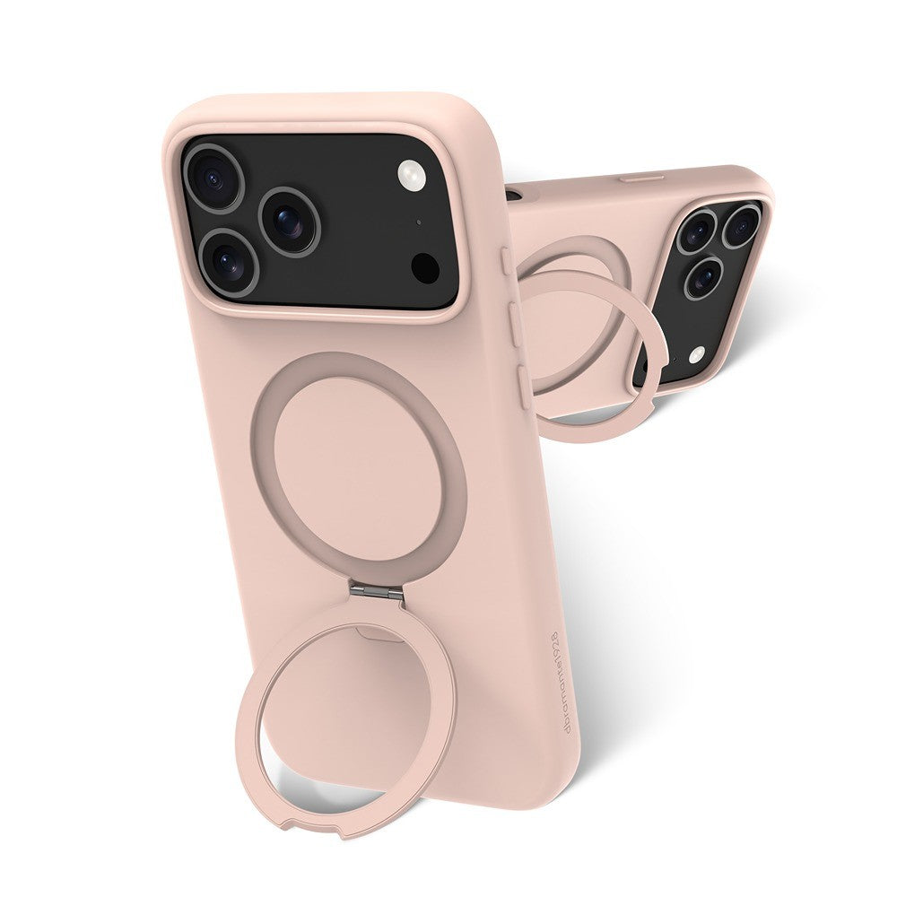 dbramante1928 iPhone 17 Pro Max/iPhone 18 Pro Max Cover Roskilde MagSafe Kick ICON Pink Sand