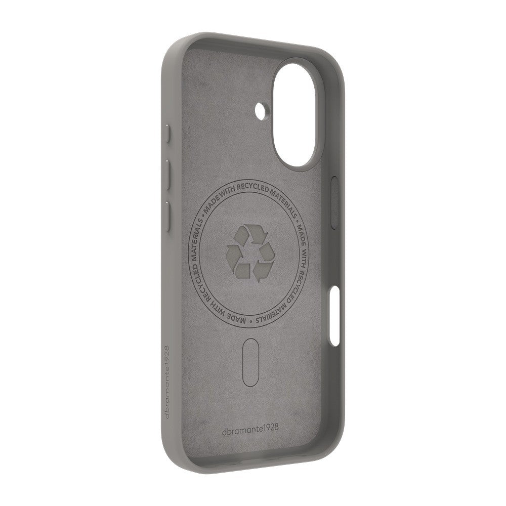 dbramante1928 iPhone 17 Cover Roskilde MagSafe Kick ICON River Stone