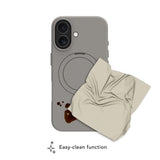 dbramante1928 iPhone 17 Cover Roskilde MagSafe Kick ICON River Stone