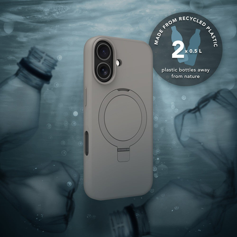 dbramante1928 iPhone 17 Cover Roskilde MagSafe Kick ICON River Stone