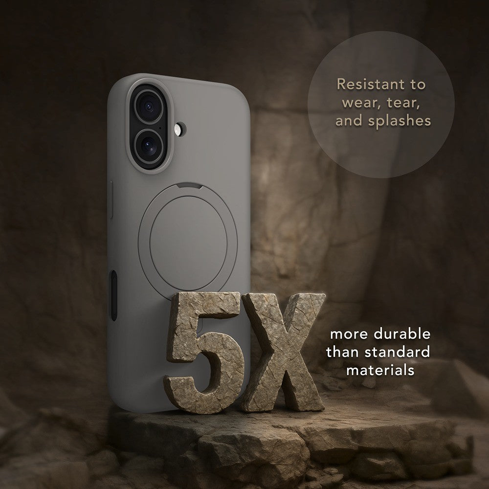 dbramante1928 iPhone 17 Cover Roskilde MagSafe Kick ICON River Stone