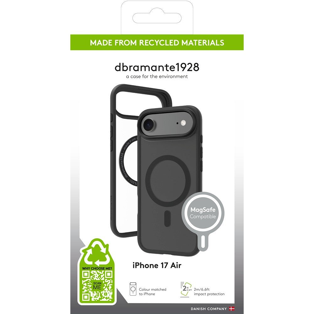 dbramante1928 iPhone Air Cover Grenen MagSafe Sort