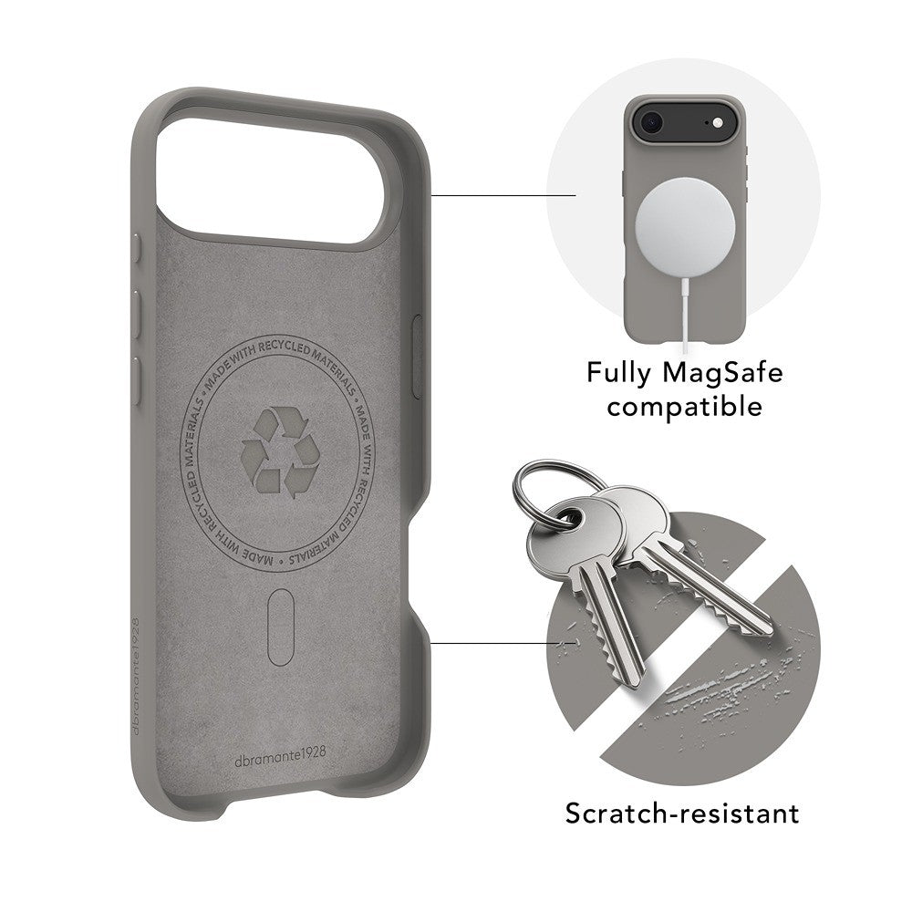 dbramante1928 iPhone Air Cover Roskilde MagSafe ICON River Stone